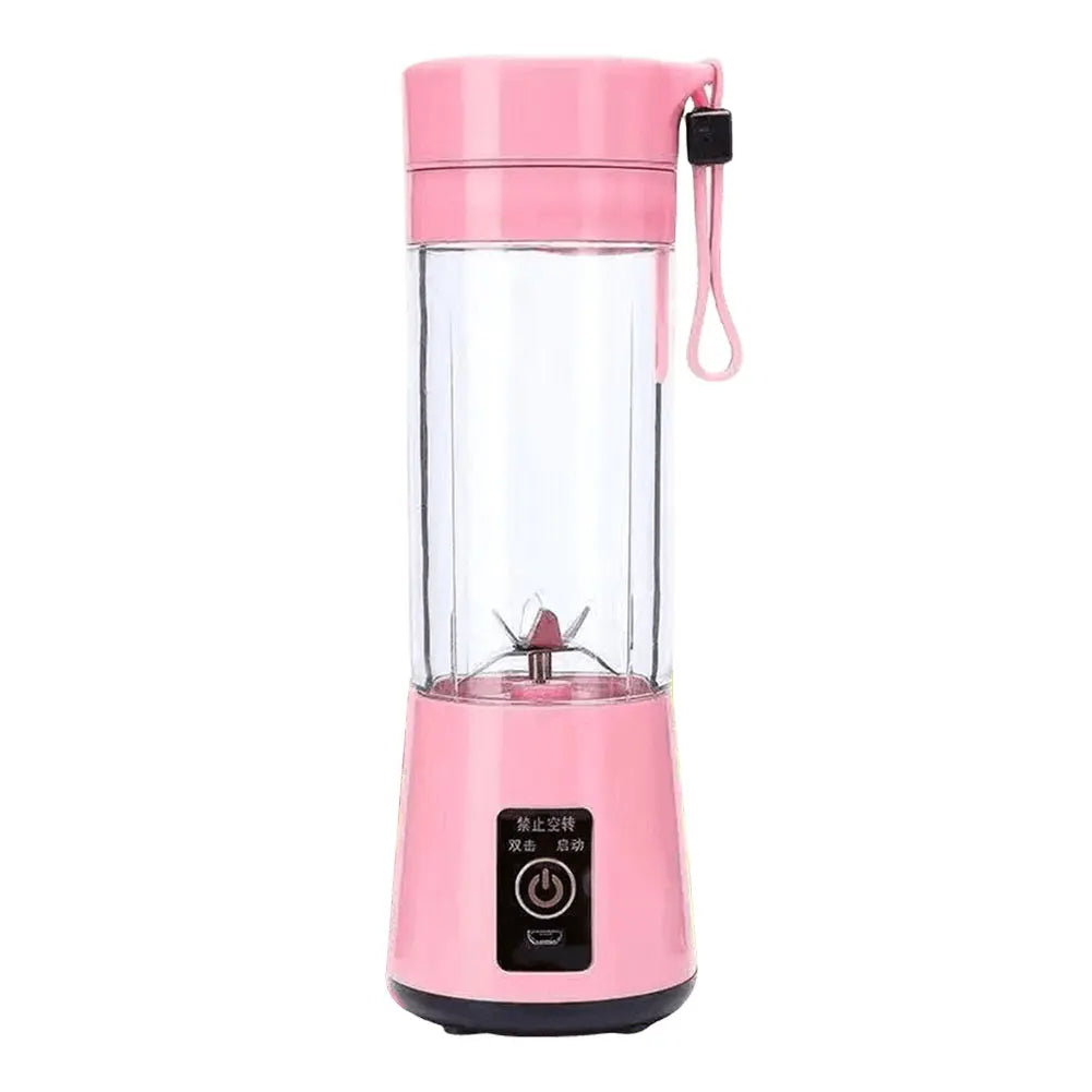 Electric Juicer Mini Portable Blender Fruit Mixers Fruit Extractors Multifunction Juice Maker Machine Blender Smoothies Mixer Pink S87161228a30b4b5091b3e72f364191cc5 Amrit Store